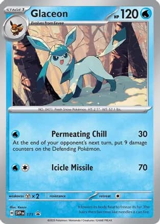 Glaceon - 171 (Cosmos Holo) — SV: Scarlet & Violet Promo Cards