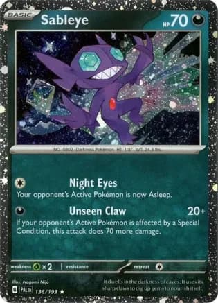 Sableye (Cosmos Holo) — Miscellaneous Cards & Products