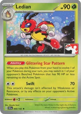 Ledian - 003/142 — Prize Pack Series Cards