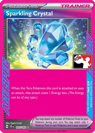 Sparkling Crystal - 142/142 — Prize Pack Series Cards