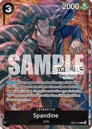 Spandine (Offline Regional Participation Pack 2025 Vol.1) — One Piece Promotion Cards