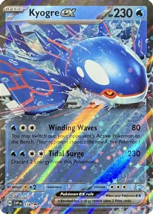 Kyogre ex - 178 — SV: Scarlet & Violet Promo Cards