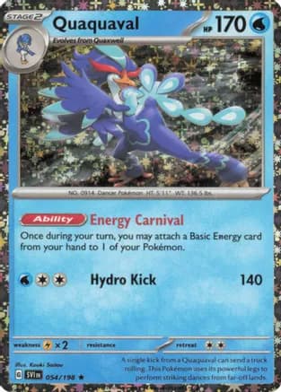 Quaquaval - 054/198 (Sparkle Holo) — Miscellaneous Cards & Products