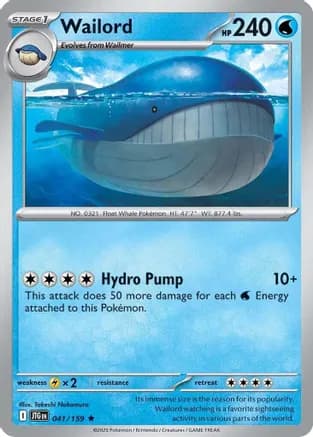 Wailord - 041/159 — SV09: Journey Together