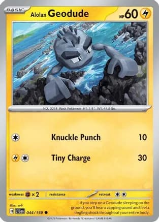 Alolan Geodude — SV09: Journey Together