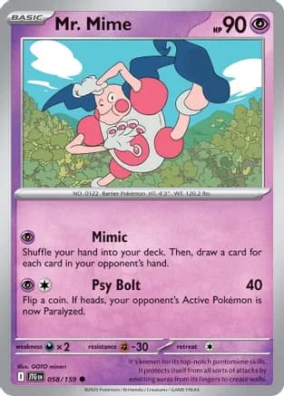 Mr. Mime — SV09: Journey Together