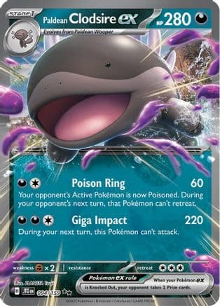 Paldean Clodsire ex — SV09: Journey Together