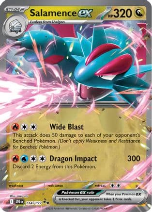 Salamence ex - 114/159 — SV09: Journey Together