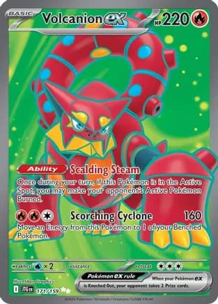 Volcanion ex - 171/159 — SV09: Journey Together