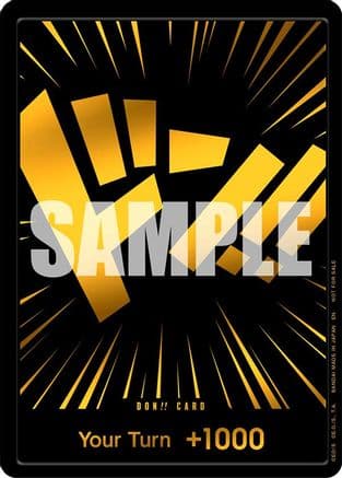 DON!! Card (Black and Gold) — One Piece Promotion Cards