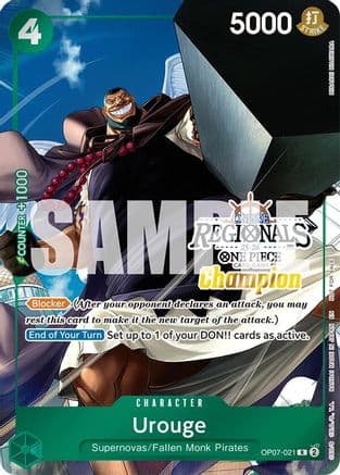 Urouge (Regional Champion Card Set 2025 Vol.1) — One Piece Promotion Cards