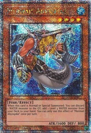 Mermail Abysspike (Quarter Century Secret Rare) — Quarter Century Stampede