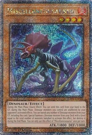 Miscellaneousaurus (Quarter Century Secret Rare) — Quarter Century Stampede