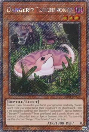 Danger!? Tsuchinoko? (Platinum Secret Rare) — Quarter Century Stampede