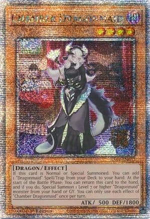 Chamber Dragonmaid (Quarter Century Secret Rare) — Quarter Century Stampede