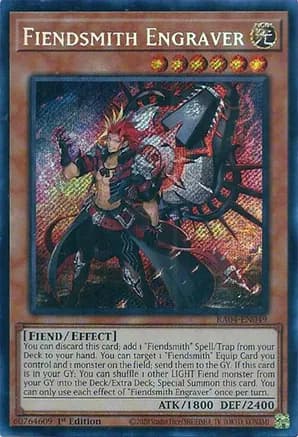 Fiendsmith Engraver (Secret Rare) — Quarter Century Stampede