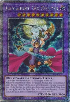 Lunalight Leo Dancer (Quarter Century Secret Rare) — Quarter Century Stampede