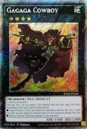 Gagaga Cowboy (Platinum Secret Rare) — Quarter Century Stampede