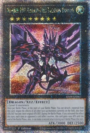 Number 107: Galaxy-Eyes Tachyon Dragon (Quarter Century Secret Rare) — Quarter Century Stampede