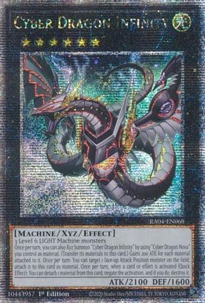 Cyber Dragon Infinity (Alternate Art) (Quarter Century Secret Rare) — Quarter Century Stampede