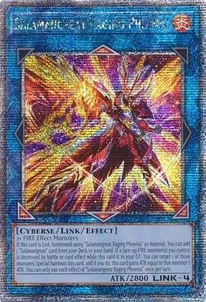 Salamangreat Raging Phoenix (Quarter Century Secret Rare) — Quarter Century Stampede