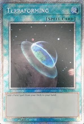 Terraforming (Platinum Secret Rare) — Quarter Century Stampede