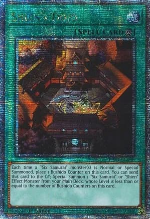 Shien's Dojo (Quarter Century Secret Rare) — Quarter Century Stampede