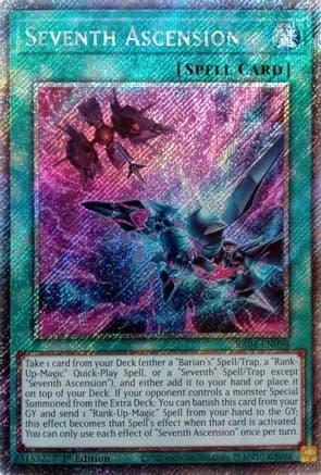 Seventh Ascension (Platinum Secret Rare) — Quarter Century Stampede