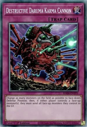 Destructive Daruma Karma Cannon (PCR) — Quarter Century Stampede