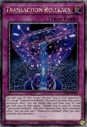 Transaction Rollback (Quarter Century Secret Rare) — Quarter Century Stampede