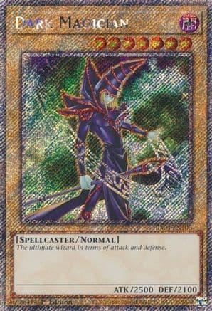Dark Magician (6th Art) (Platinum Secret Rare) — Quarter Century Stampede