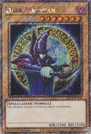 Dark Magician (9th Art) (Platinum Secret Rare) — Quarter Century Stampede