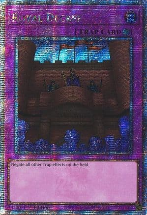 Royal Decree (Quarter Century Secret Rare) — Quarter Century Stampede