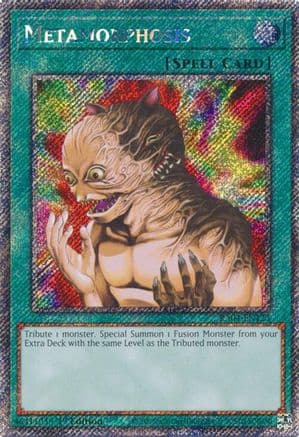Metamorphosis (Platinum Secret Rare) — Quarter Century Stampede