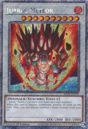 Jurrac Meteor (Platinum Secret Rare) — Quarter Century Stampede