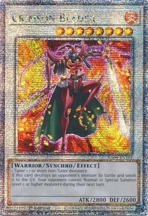 Crimson Blader (Quarter Century Secret Rare) — Quarter Century Stampede
