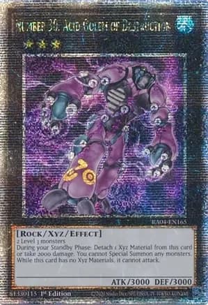 Number 30: Acid Golem of Destruction (Quarter Century Secret Rare) — Quarter Century Stampede