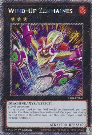 Wind-Up Zenmaines (Platinum Secret Rare) — Quarter Century Stampede