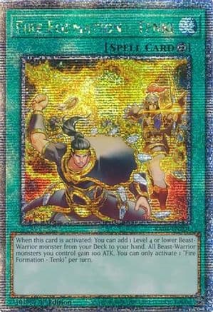 Fire Formation - Tenki (Quarter Century Secret Rare) — Quarter Century Stampede