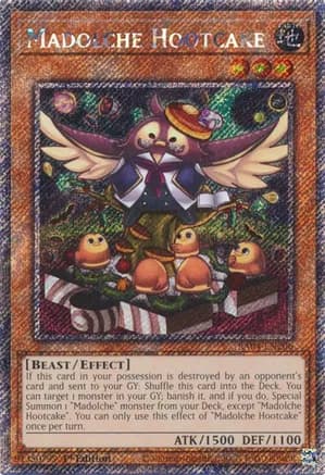 Madolche Hootcake (Platinum Secret Rare) — Quarter Century Stampede