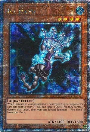 Ice Hand (Quarter Century Secret Rare) — Quarter Century Stampede