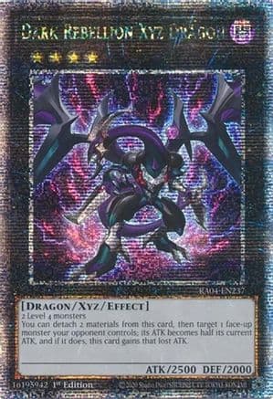 Dark Rebellion Xyz Dragon (Quarter Century Secret Rare) — Quarter Century Stampede