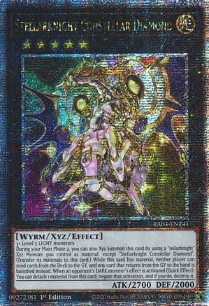 Stellarknight Constellar Diamond (Quarter Century Secret Rare) — Quarter Century Stampede