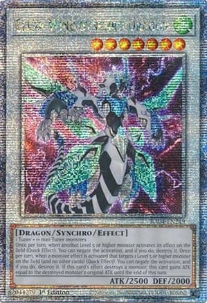 Clear Wing Synchro Dragon (Quarter Century Secret Rare) — Quarter Century Stampede