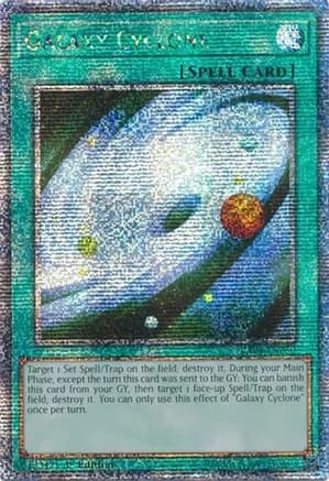 Galaxy Cyclone (Quarter Century Secret Rare) — Quarter Century Stampede