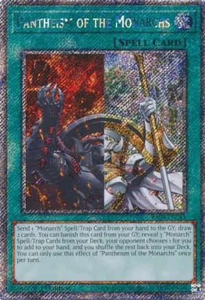 Pantheism of the Monarchs (Platinum Secret Rare) — Quarter Century Stampede