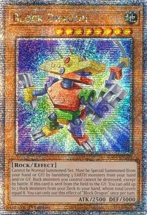 Block Dragon (Quarter Century Secret Rare) — Quarter Century Stampede