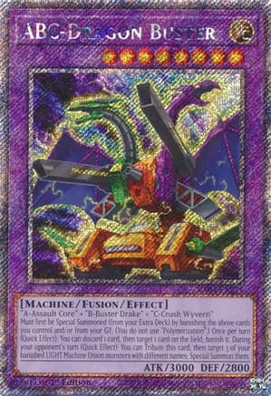 ABC-Dragon Buster (Platinum Secret Rare) — Quarter Century Stampede