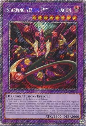 Starving Venom Fusion Dragon (Platinum Secret Rare) — Quarter Century Stampede