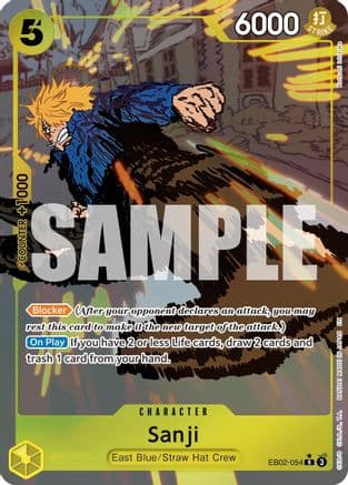 Sanji (Alternate Art) — Extra Booster: Anime 25th Collection